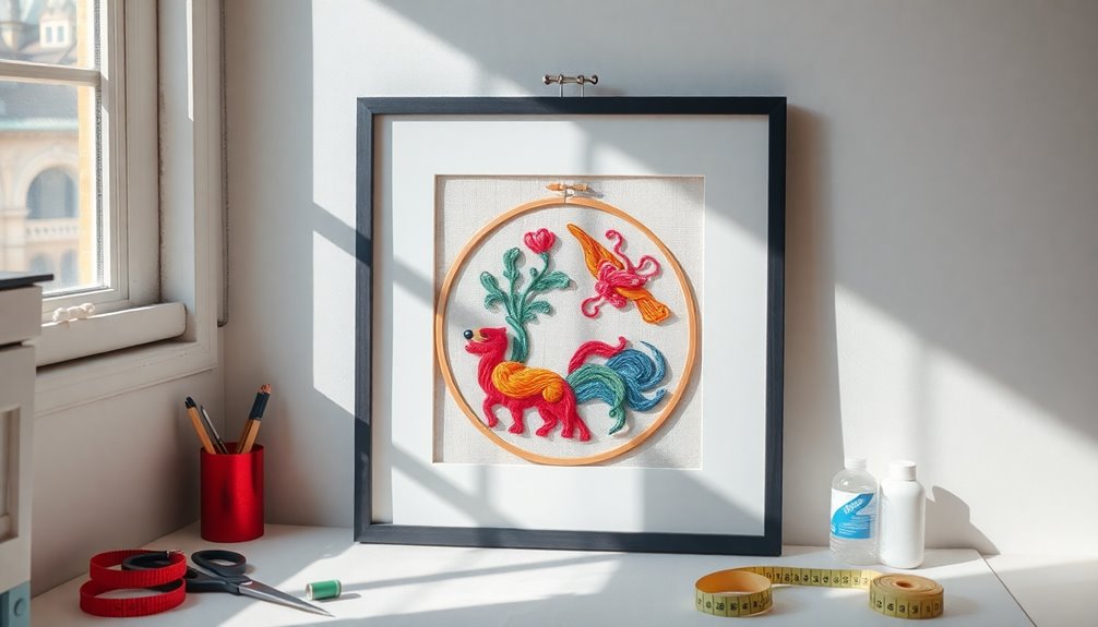 benefits of framing embroidery