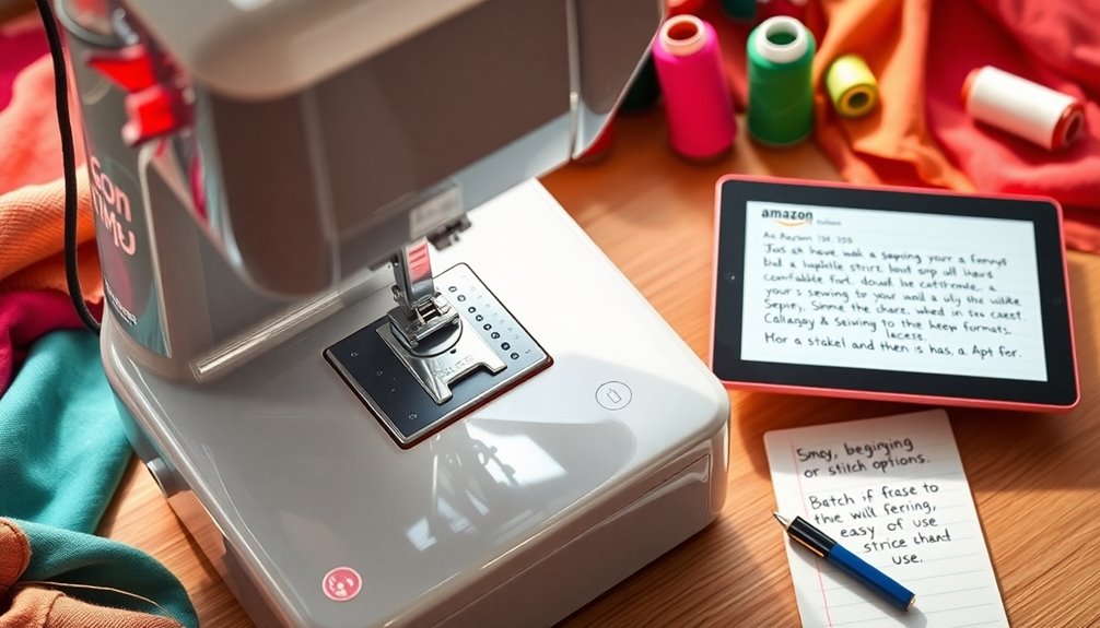 choosing a beginner sewing machine