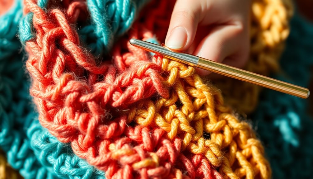 color changing techniques crochet