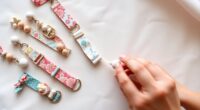 crafting functional pacifier clips