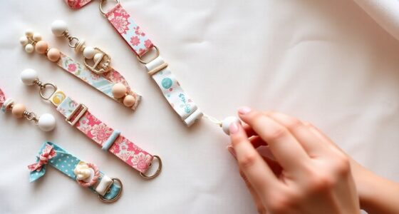 crafting functional pacifier clips