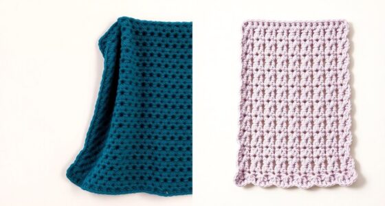 crochet stitch comparison explained