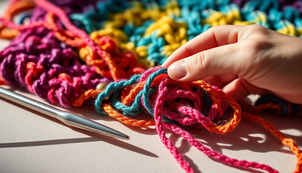 crochet twisting causes solutions