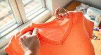 cut t shirt v neckline diy