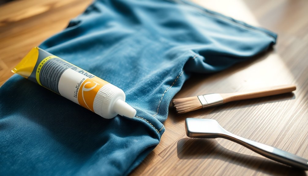 effective fabric glue application