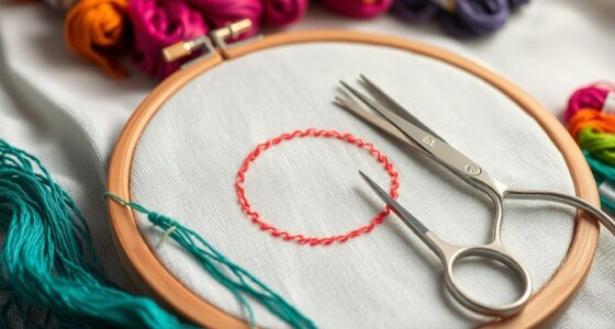 embroidering perfect circular designs