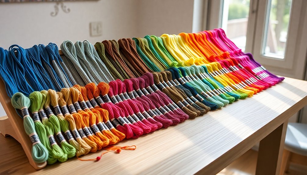 embroidery floss organization tips