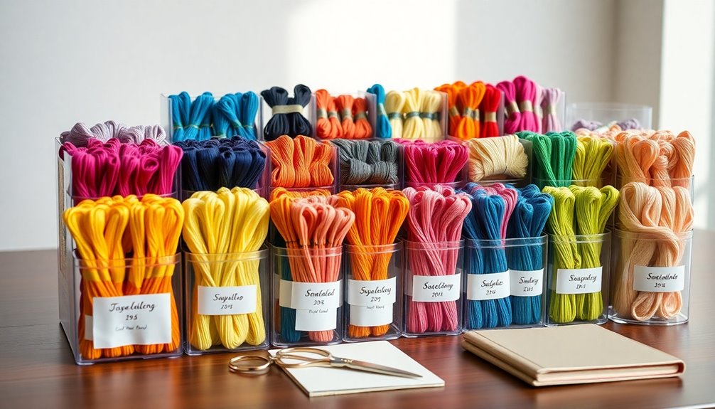 embroidery floss storage ideas