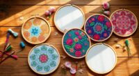 embroidery hoops creative reuse