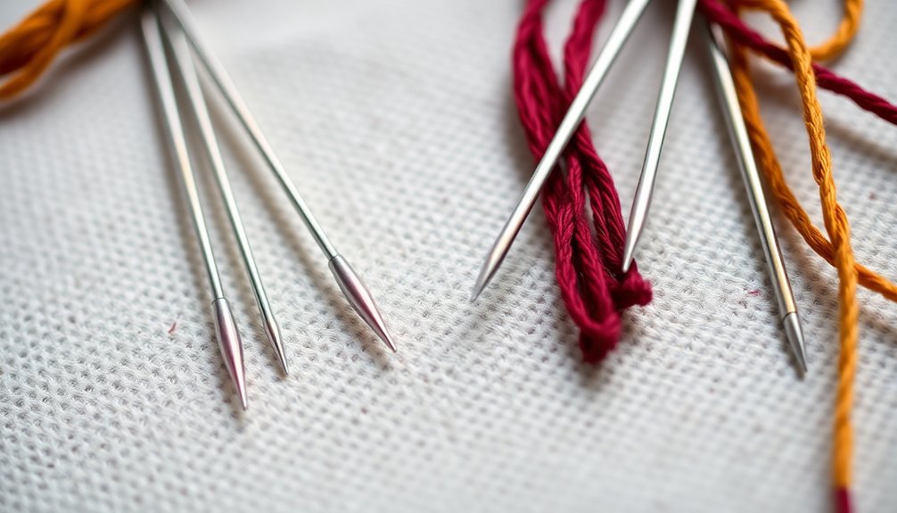 embroidery needles versus sewing needles