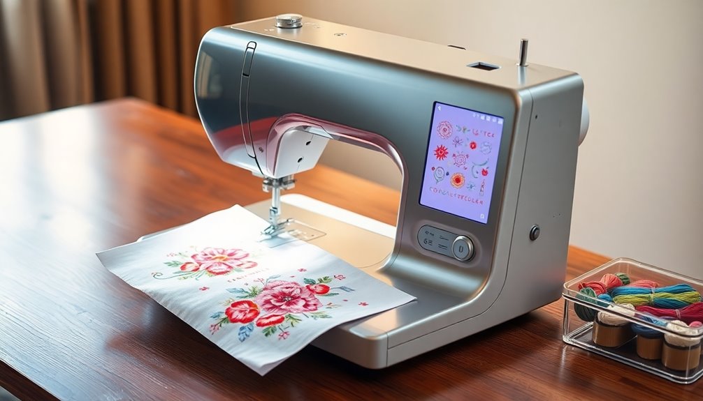 embroidery sewing machine selection