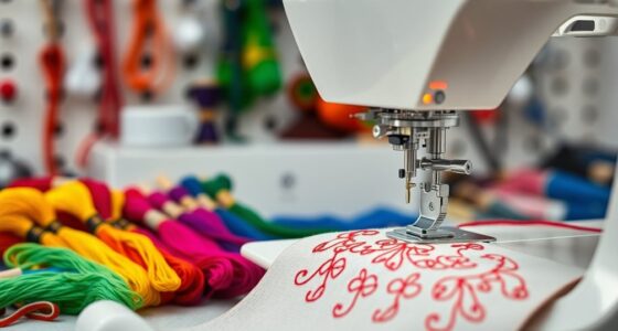 embroidery thread in machines