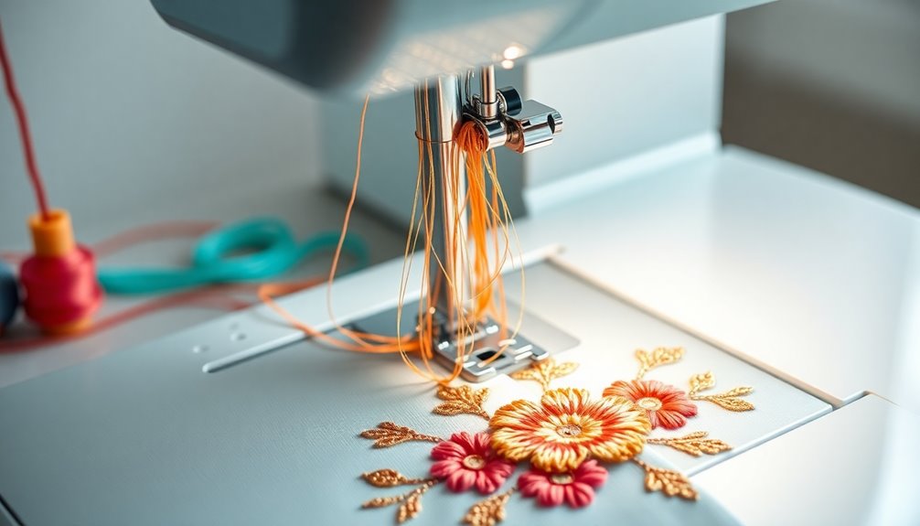 embroidery thread sewing machine