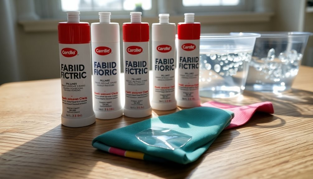 evaluating fabric glue options