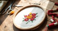 finishing embroidery hoop edges