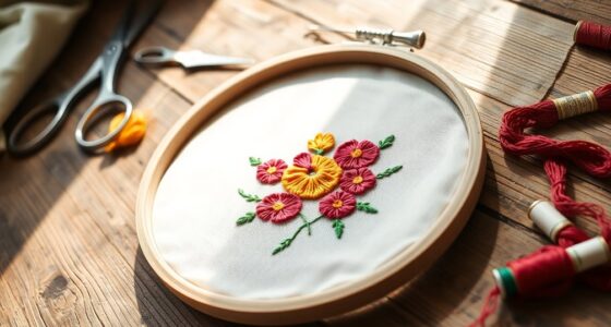 finishing embroidery hoop edges