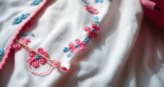 fix loose embroidery easily