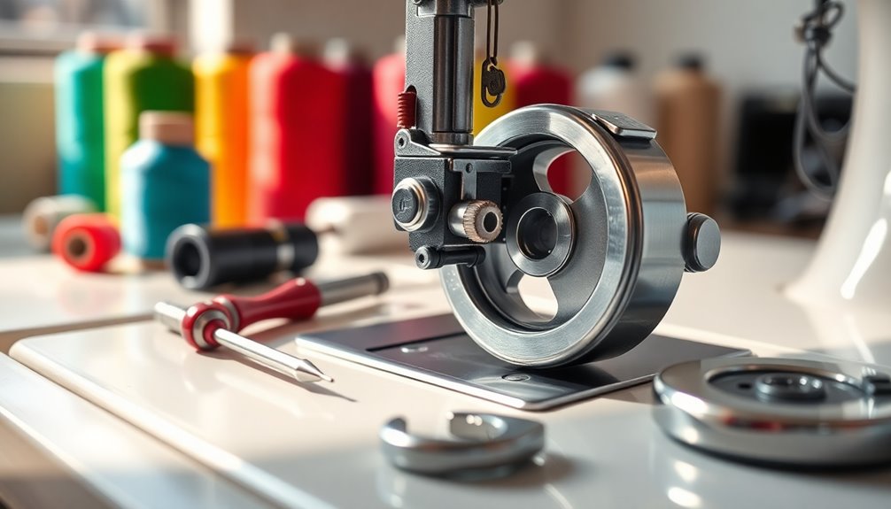 fixing sewing machine handwheel