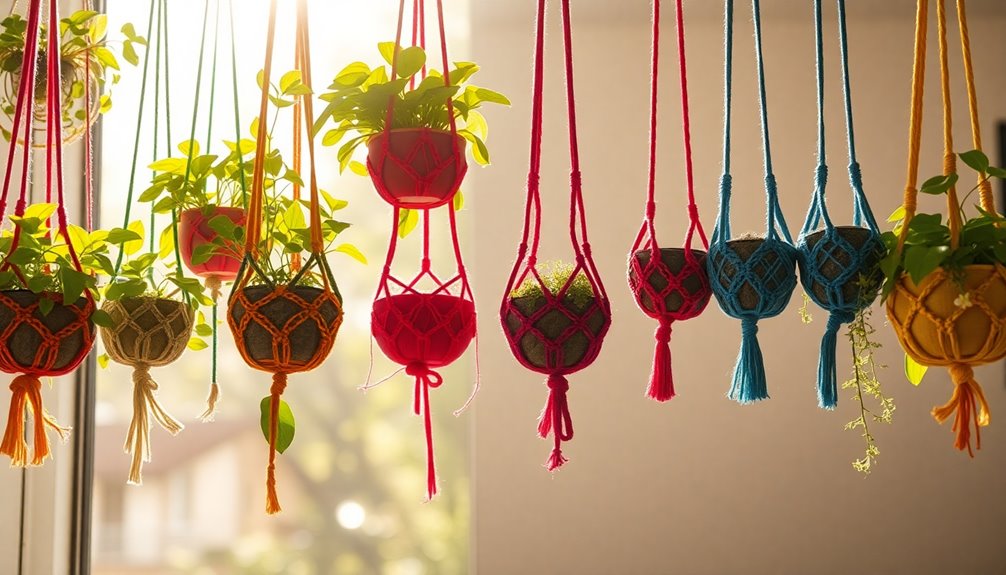 floss plant hangers creation