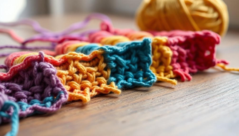 least yarn crochet stitches