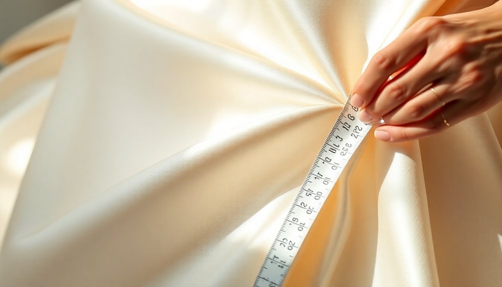 measure from pins hem