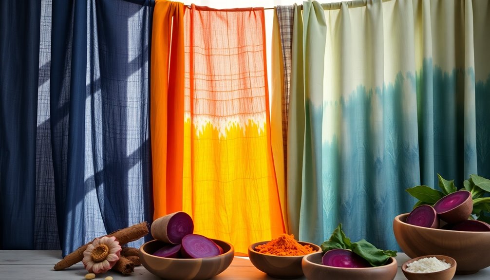 natural dyeing for fabrics