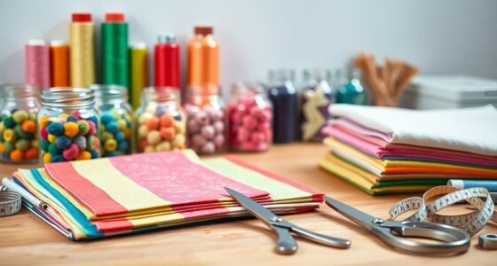 organizing crafting supplies efficiently