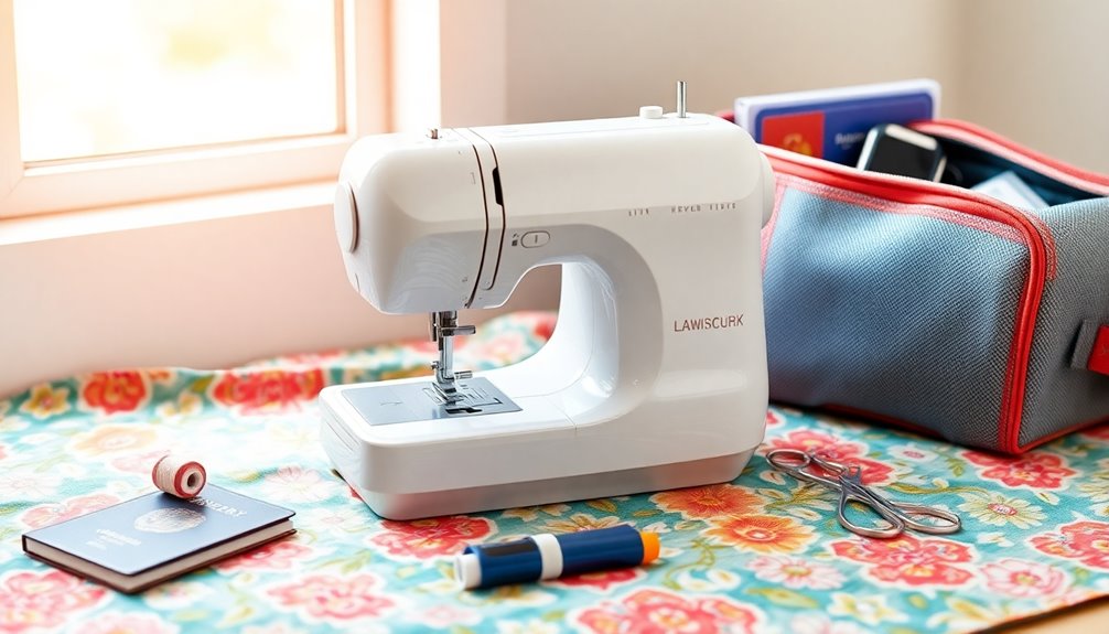 portable sewing machine features