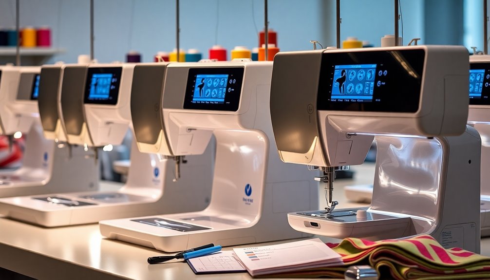 professional sewing machine selection