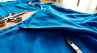 remove embroidery from scrubs