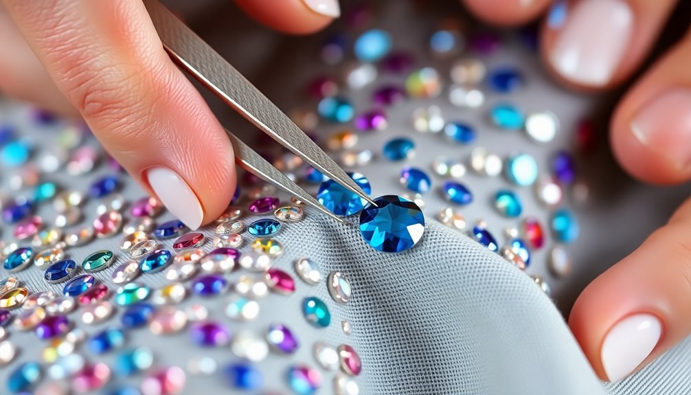 removing rhinestones from clothing