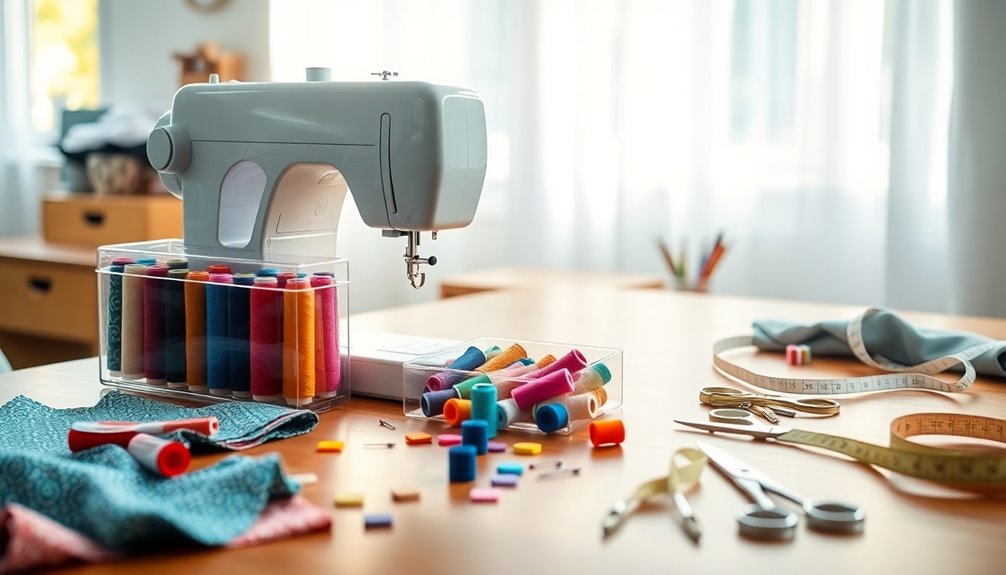 sewing essentials and materials