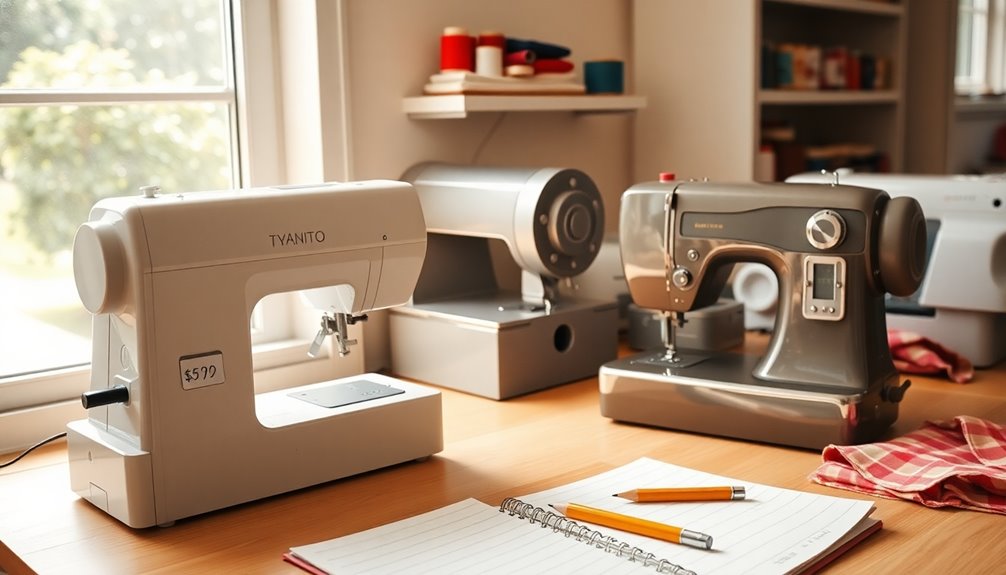 sewing machine budget planning