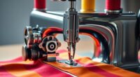 sewing machine using lockstitch