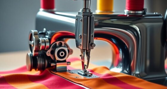 sewing machine using lockstitch