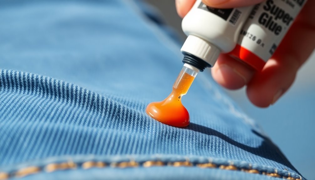 super glue fabric risks