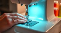 threading a sewing machine