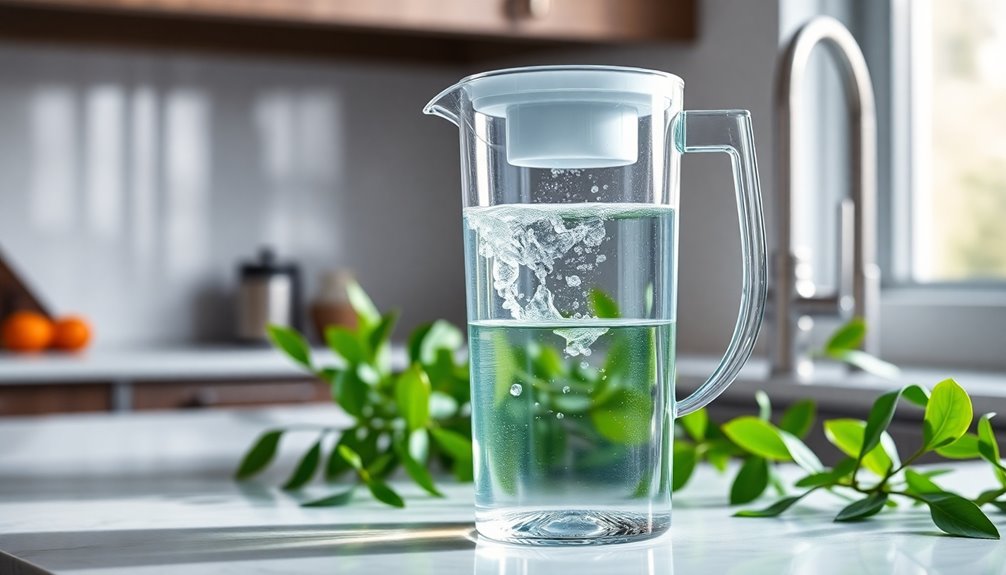 top water filter pitchers