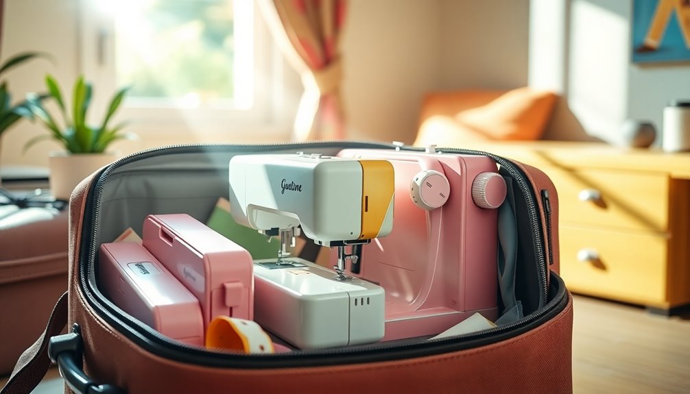 travel friendly lightweight sewing machine