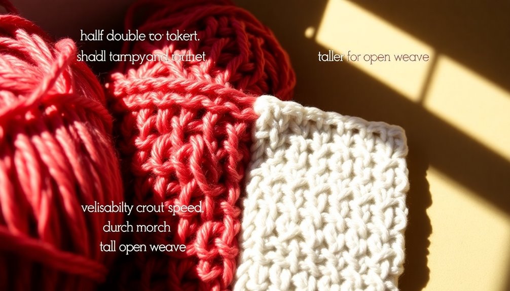 versatile efficient crochet stitch