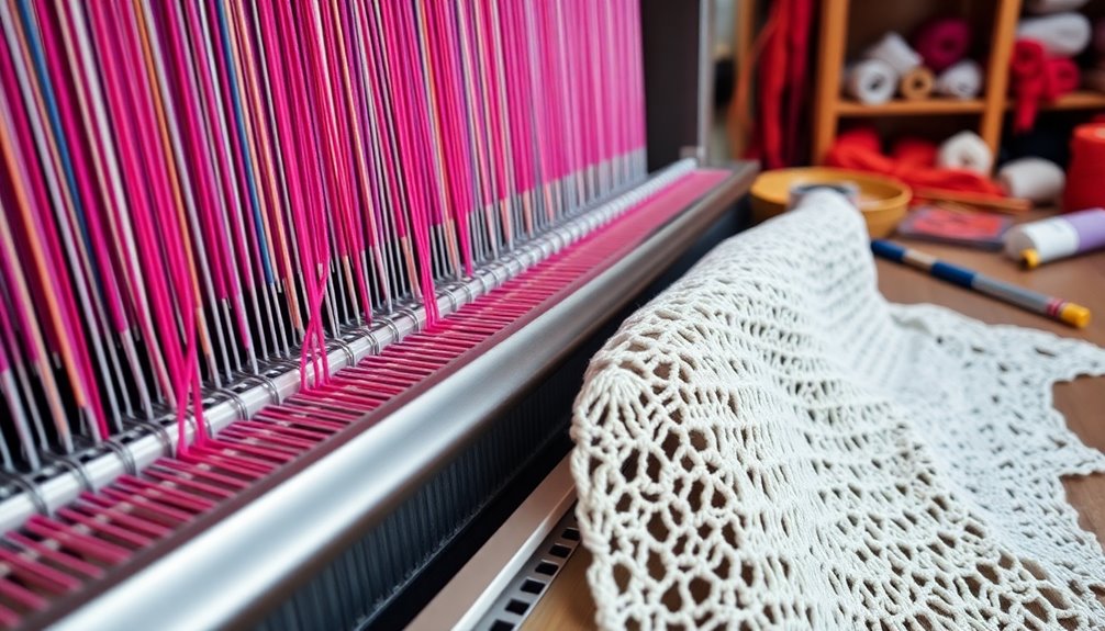 warp knitting machine suitability