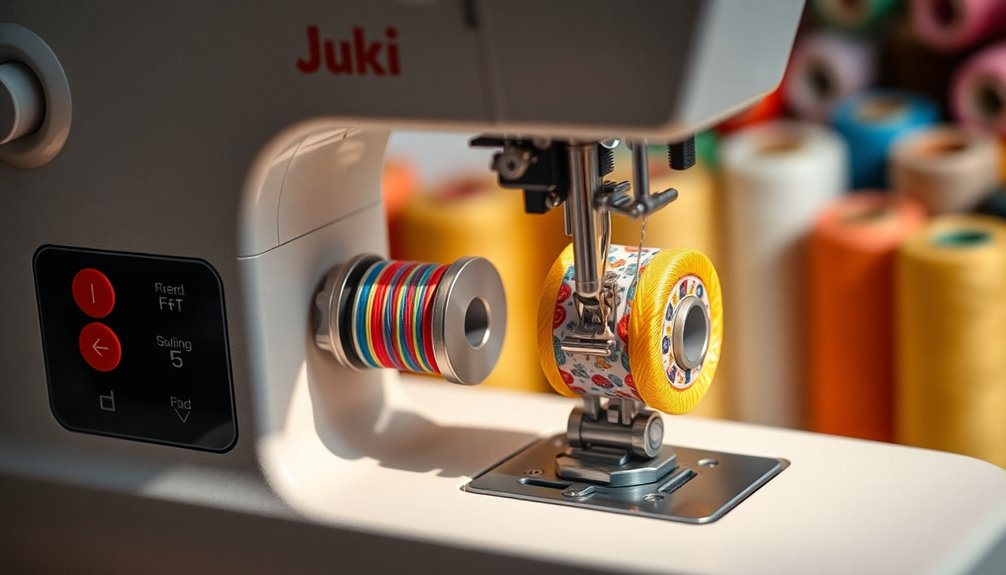 winding a sewing bobbin