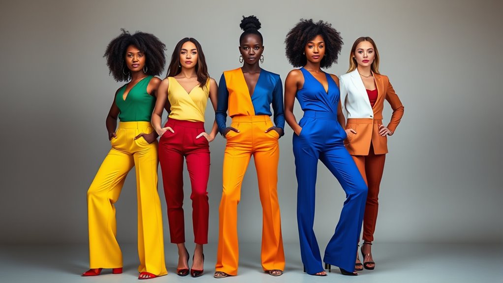 color blocking for body shaping