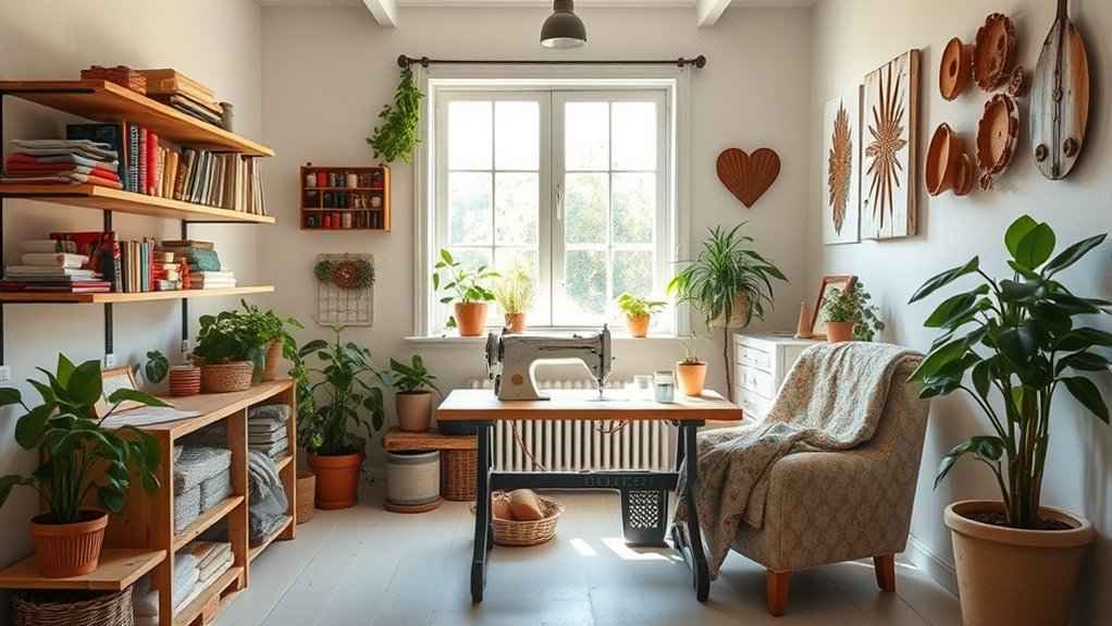 eco friendly sewing room makeover