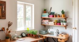 eco friendly sewing space transformation