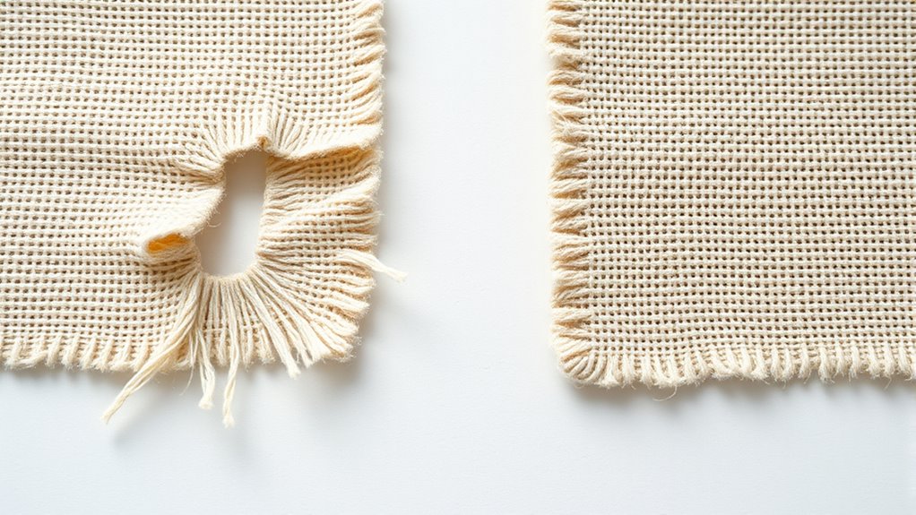 identify fabric grain accurately