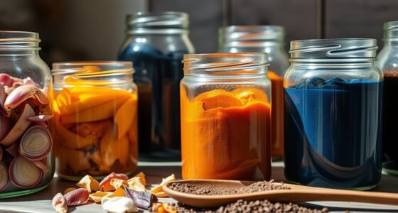 kitchen scrap natural dyes