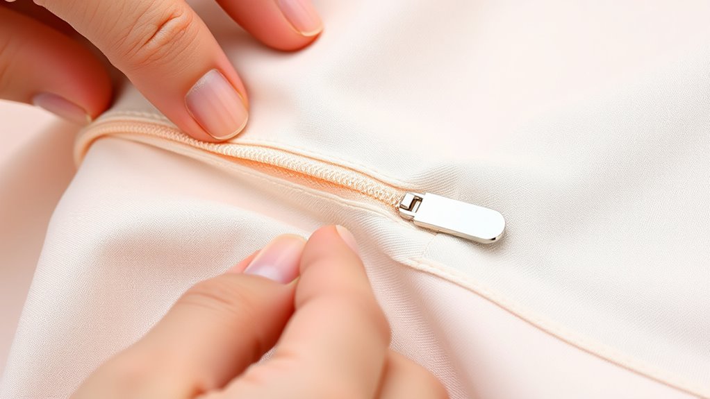 master invisible zipper technique