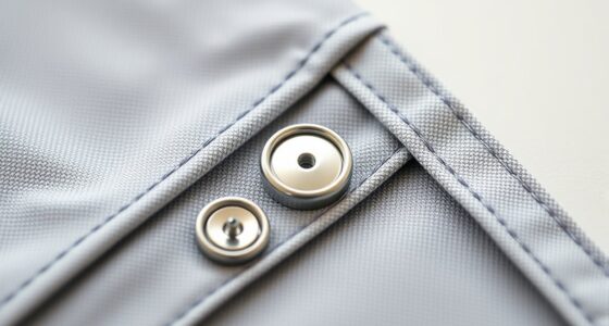 neat snap fastener installation