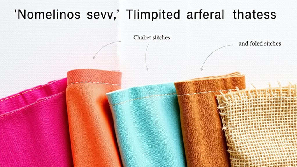 no sew fabric finishing tips